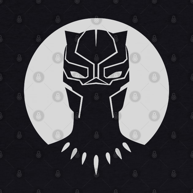 Black Panther minimal by Nykos
